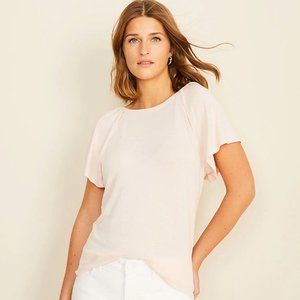 NEW WITH TAGS - Ann Taylor Flutter Sleeve Top